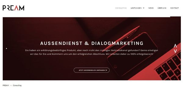 Website aus dem NEOPAQ® Portfolio